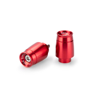 Puig Bar End Aluminum Mod.Sport Yamaha (Red)