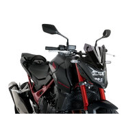 Puig New Generation Sport Screen To Suit Honda CB750 Hornet (2023 - Onwards) - Dark Smoke
