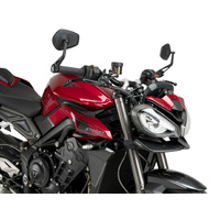 Puig Naked Downforce Front Spoilers To Suit Triumph Street Triple 765 And Speed Triple 1200 RS (Matt Black)