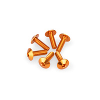 Puig Kit 6 Screws M6X20 Diam. Head 13,9mm (Orange)