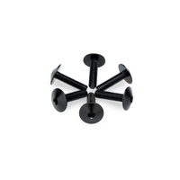 Puig Kit 6 Screws M5X20 Diam. Head 13,9mm (Black)