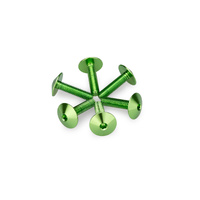 Puig Kit 6 Screws M5X20 Diam. Head 13,9mm (Green)