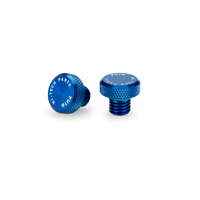 Puig M10/150 Mirror Hole Plugs To Suit Various BMW Models (Blue)