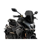 Puig New Generation Sport Screen To Suit CF Moto 800NK (2023 - Onwards) - Dark Smoke