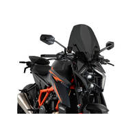 Puig New Generation Touring Screen To Suit KTM 1390 Super Duke R (2024 - Onwards) - Dark Smoke