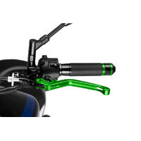 Puig Clutch Levers 3.0 (Unfoldable, Green Lever, Black Adjuster) 