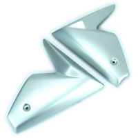 Pyramid Radiator Cheeks | Matte Silver | Yamaha MT-09 2013>2016