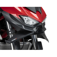 Puig Naked Frontal Spoilers To Suit Kawasaki Z500/SE (2024 - Onwards) - Matt Black
