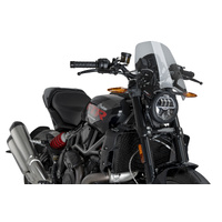 Puig New Generation Sport Screen To Suit Indian FTR1200 (2019 - Onwards) - Smoke