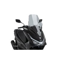 Puig V-Tech Line Touring Screen To Suit Honda PCX 125 (2025 - Onwards) - Smoke