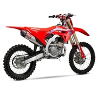 Yoshimura CRF450R/RX 2021-2024 / CRF450R-S 2023-2024 RS-12 Stainless Full Exhaust, w/ Stainless Muffler