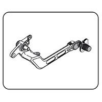 Puig ADJUSTABLE BRAKE FOOT PEDAL KAWASAKI Z1100 26' C/S