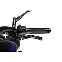 Puig Short 3.0 Clutch Lever (Black with Silver Adjuster)