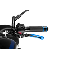 Puig Clutch Lever 3.0 (Foldable Extendable, Blue Extendable, Black Lever, Red Adjuster)