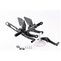MG Biketec Sport Rearsets To Suit Yamaha YZF-R1 2015 - Onwards