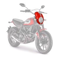 Pyramid Nose Fairing | Gloss Red ( Red) | Ducati Scrambler Icon 2015>Current