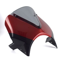 Pyramid Fly Screen | Carnival Red & Storm Grey | Triumph Speed Twin 1200 2024>2024
