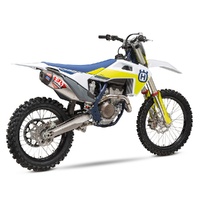 Yoshimura KTM/HUSQ 250/350 19-22 / GAS GAS MC 250F RS-12 Stainless Full Exhaust, w/ Aluminium Muffler