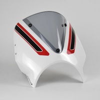 Pyramid Fly Screen | Crystal White Scheme | Triumph Trident 660 2021>Current
