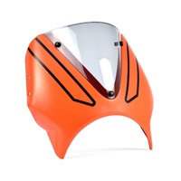 Pyramid Fly Screen | Matt Baja Orange | Triumph Trident 660 2022>Current