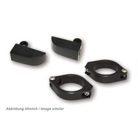 HIGHSIDER CNC ALU FLASHER BRKT 35-37MM BLK