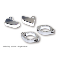 HIGHSIDER CNC ALU FLASHER BRKT 42-43MM CHR