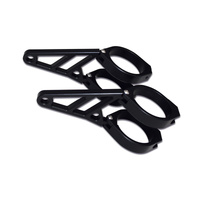HIGHSIDER CNC ALU HEAD BRACKET 47-54MM BLK