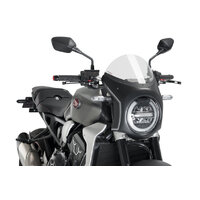 Puig Retro Semi Fairing To Suit Honda Neo Sports Cafe (Clear)
