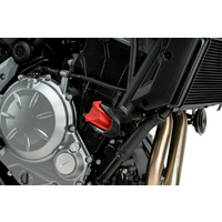 Puig R19 Frame Sliders Rubber Ends (Red)