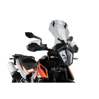 Puig Touring Screen With Visor To Suit KTM 790 Adventure / 890 Adventure Models (Smoke)