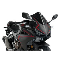 Puig Z-Racing Screen To Suit Honda CBR500R (2019 - Onwards) - Black