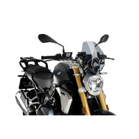 Puig New Generation Sport Screen To Suit BMW R 1250 R (2018 - 2022) - Smoke