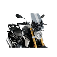 Puig Naked New Generation Touring Screen To Suit BMW R1250R (2019 - 2022) - Smoke