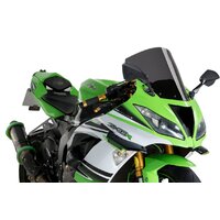 Puig R-Racer Screen To Suit Kawasaki ZX-6R/636 (2013 - 2017) - Dark Smoke