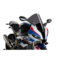 Puig R-Racer Screen To Suit BMW S 1000 RR (2019 - Onwards) - Dark Smoke