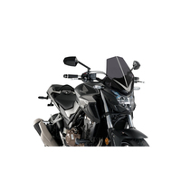 Puig New Generation Touring Screen To Suit Honda CB500F (2016 - Onwards) - Dark Smoke
