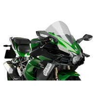 Puig Downforce Spoilers For Kawasaki Ninja H2/Sx C/Blac