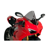 Puig R-Racer Screen To Suit Ducati Panigale 1100 V4 Models (Dark Smoke)