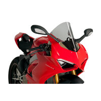 Puig R-Racer Screen To Suit Ducati Panigale 1100 V4 Models (Light Smoke)
