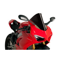 Puig R-Racer Screen To Suit Ducati Panigale 1100 V4 Models (Black)