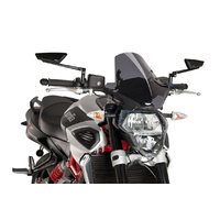 Puig Naked New Generation Sport Windshield To Suit Aprilia Shiver 750/950 (Dark Smoke)