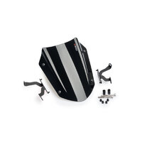 Puig New Generation Adjustable Screen To Suit Ducati Diavel 1260/S 2019 - Onwards (Black)