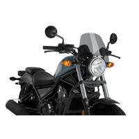 Puig New Generation Sport Screen To Suit Honda CMX 500 Rebel (2017 - Onwards) - Smoke