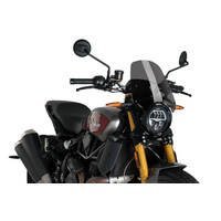 Puig New Generation Sport Screen To Suit Indian FTR 1200 (2019 - Onwards) - Dark Smoke