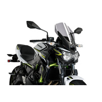 Puig Naked New Generation Touring Screen To Suit Kawasaki Z650 2020 - Onwards (Smoke)