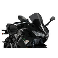 Puig R-Racing Screen To Suit Kawasaki Ninja 650 2020 - Onwards (Dark Smoke)