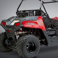 Yoshimura RZR170 10-16 RS-2 Stainless Full Exhaust, w/ Carbon Fiber Muffler