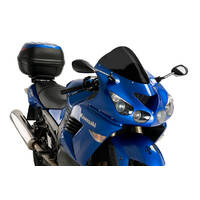 Puig Racing Screen To Suit Kawasaki ZZR1400 (2006 - 2020) - Dark Smoke