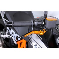 MG Biketec Folding Brake Lever (Orange) To Suit Various Ducati And KTM Models