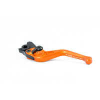MG BikeTec Short Clutch Lever For Various KTM Models (Orange)